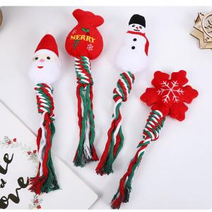 2024 christmas plush rope dog chew toys 